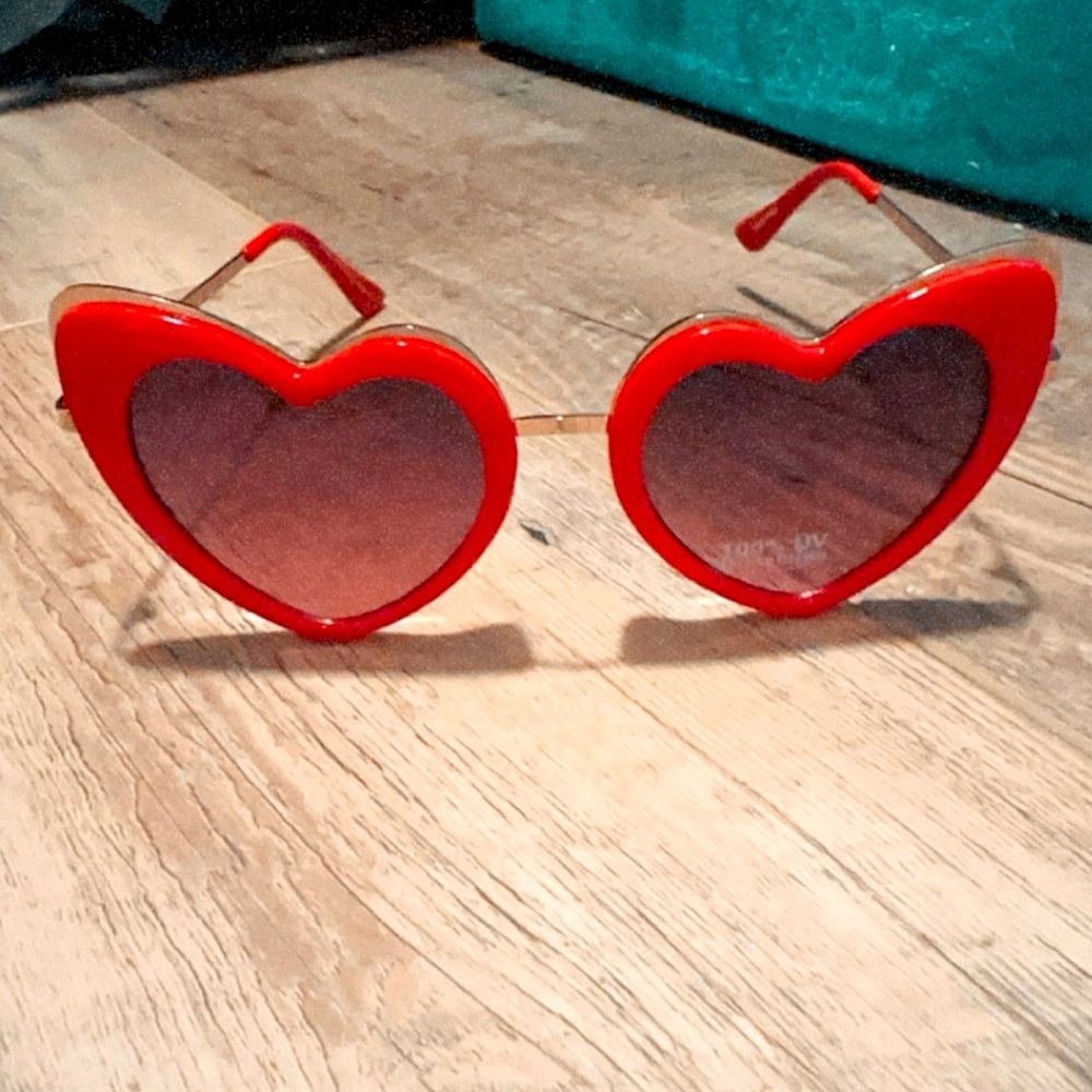 Taylor Swift RED Era inspired HEART SUNGLASSES